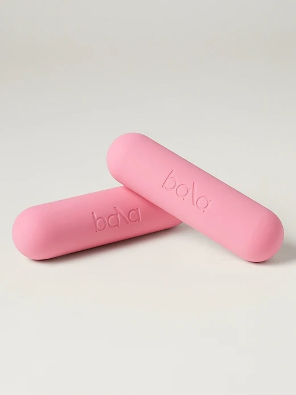 Bala Non Slip Bars PINK 2 x 3lb Dumbbells